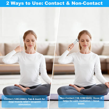 Mayful Tuning Forks for Healing Set – 128Hz, 136Hz, 256Hz, 384Hz with Activator