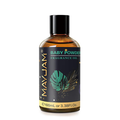 MAYJAM Baby Powder Fragrance Oil 100ml with Glass Dropper – Diffuser & DIY