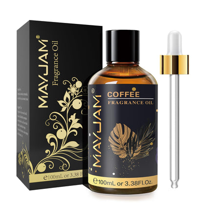 MAYJAM Coffee Fragrance Oil 100ML | Glass Dropper | Diffusers & DIY