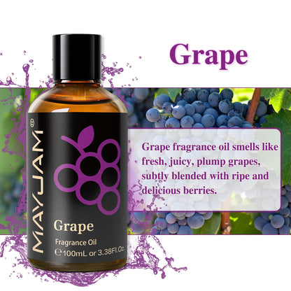 MAYJAM 100ML Grape Fragrance Oil with Glass Dropper – Diffusers & DIY