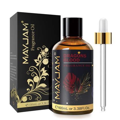 MAYJAM Dragons Blood Fragrance Oil 100ml | Glass Dropper | Diffusers, Soap & Candle Making