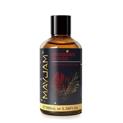 MAYJAM Dragons Blood Fragrance Oil 100ml | Glass Dropper | Diffusers, Soap & Candle Making