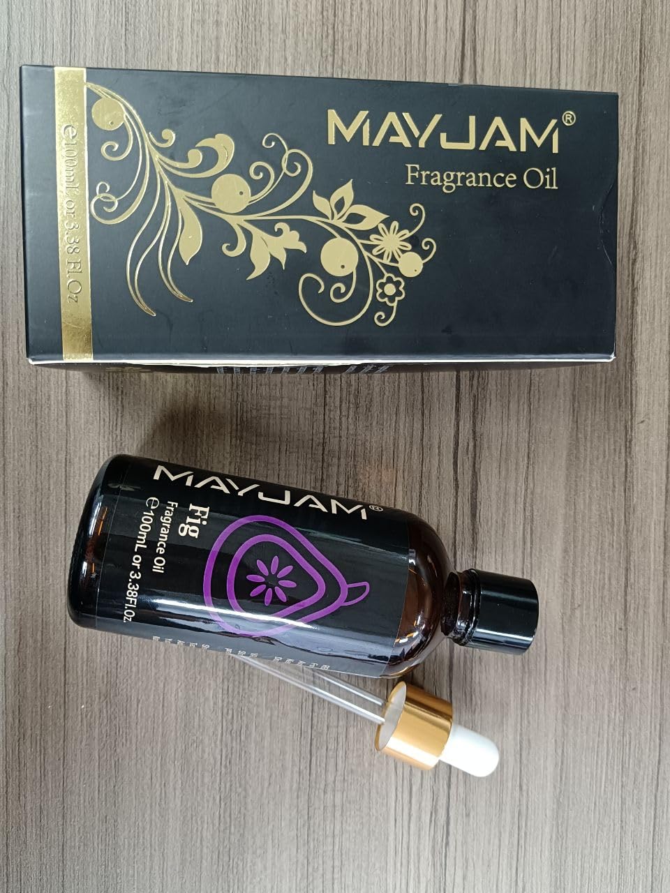 MAYJAM Fig Fragrance Oil 100ML with Glass Dropper – Diffuser & DIY Home Scents