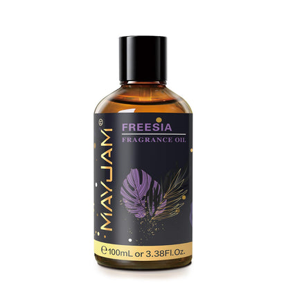 MAYJAM Freesia Fragrance Oil 100ml – Glass Dropper for Diffusers, Soap & Candle Making