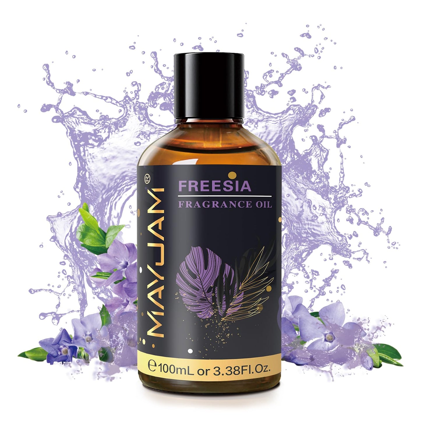 MAYJAM Freesia Fragrance Oil 100ml – Glass Dropper for Diffusers, Soap & Candle Making