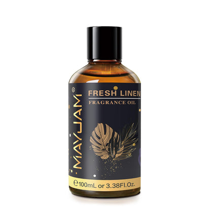 MAYJAM Fresh Linen Fragrance Oil – 100ml Diffuser Essential Oil