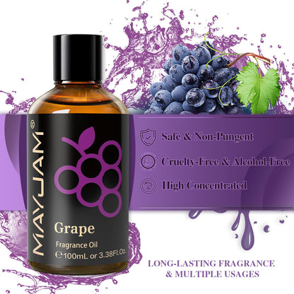 MAYJAM 100ML Grape Fragrance Oil with Glass Dropper – Diffusers & DIY