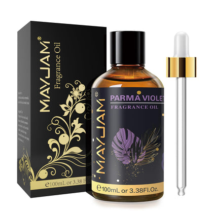 MAYJAM Parma Violet Fragrance Oil 100ml – Glass Dropper for Diffusers
