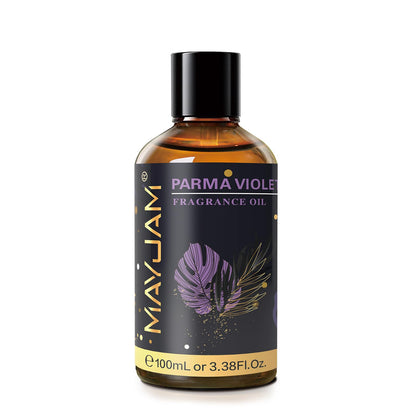MAYJAM Parma Violet Fragrance Oil 100ml – Glass Dropper for Diffusers