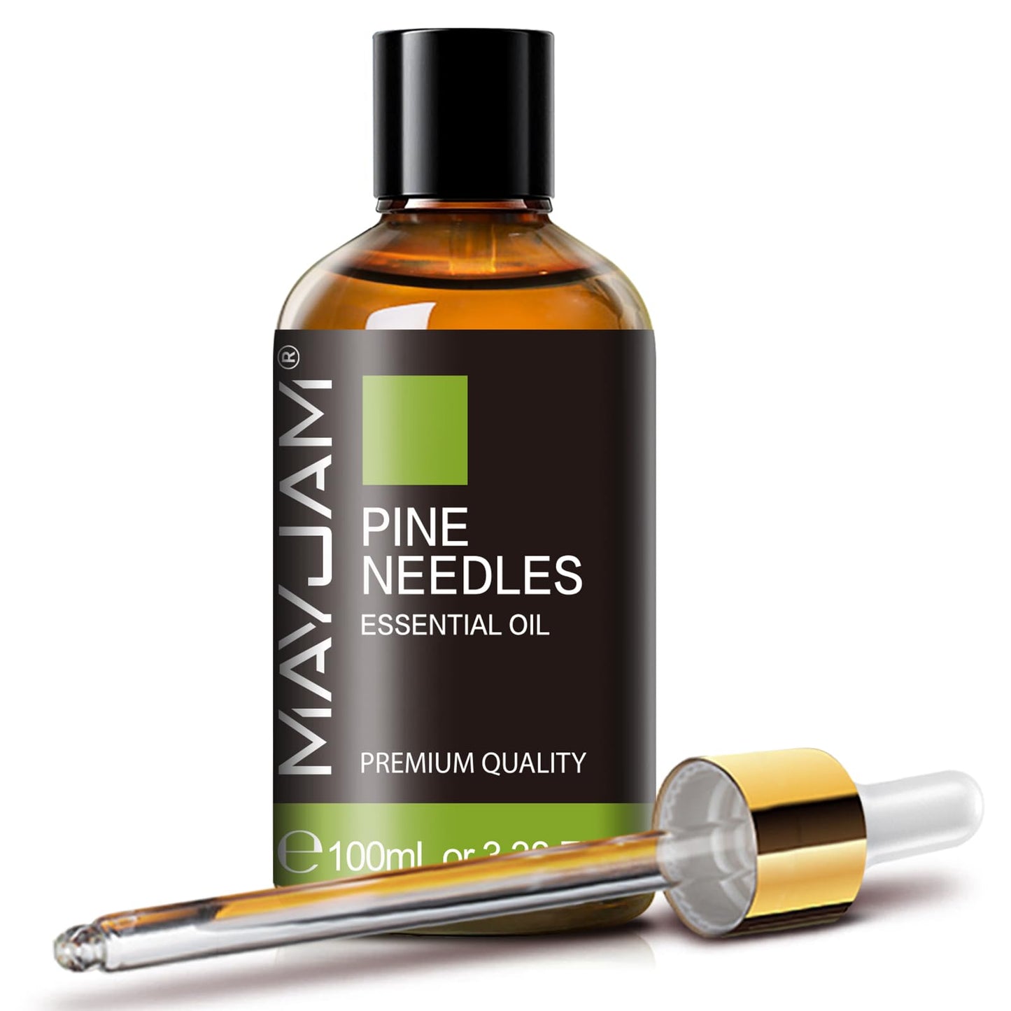 MAYJAM Pine Needles Essential Oil - Huge 3.38 Fl.oz - Premium Grade for Home Diffusers, Skin Care, Soap & Candle Making