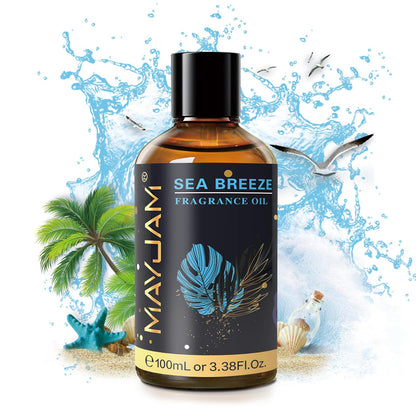 MAYJAM Sea Breeze Fragrance Oil 100ML with Glass Dropper – Diffuser & DIY
