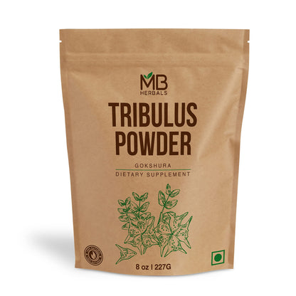 MB Herbals Tribulus Powder 8 oz | 75 Servings | Gluten Free | No Preservatives
