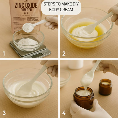 MB Herbals Zinc Oxide Powder 8 oz – Uncoated & Non-Nano for DIY Sunscreen