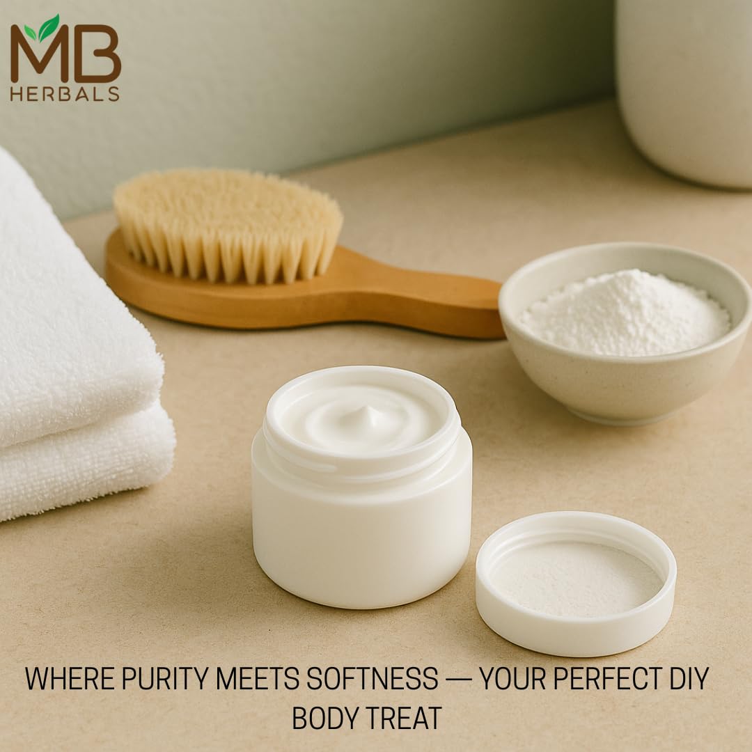 MB Herbals Zinc Oxide Powder 8 oz – Uncoated & Non-Nano for DIY Sunscreen