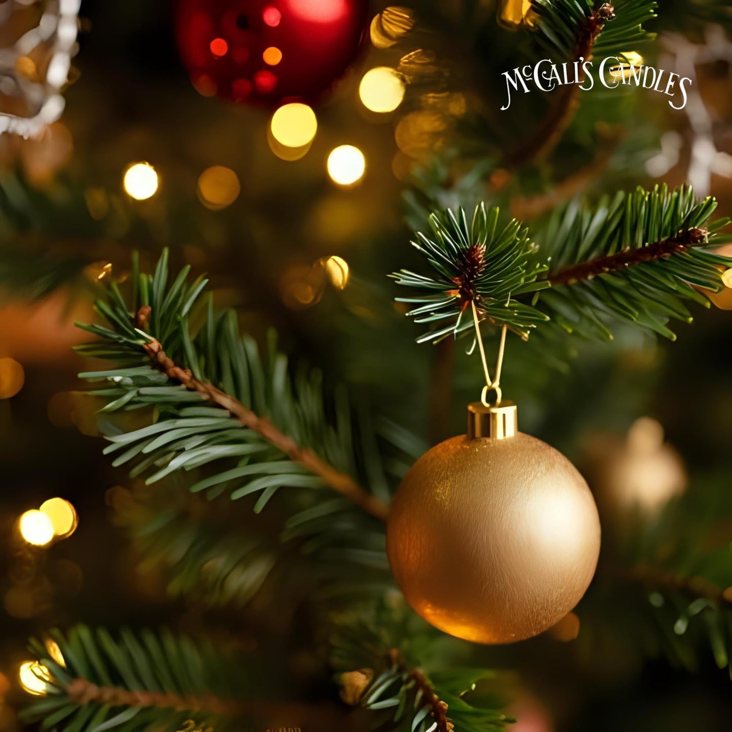 McCall’s Candles Christmas Tree Scented Wax Melt | 6-Wedge Break-Apart Bar | Evergreen Pine Fir Needle & Holiday Magic | 5.5 oz