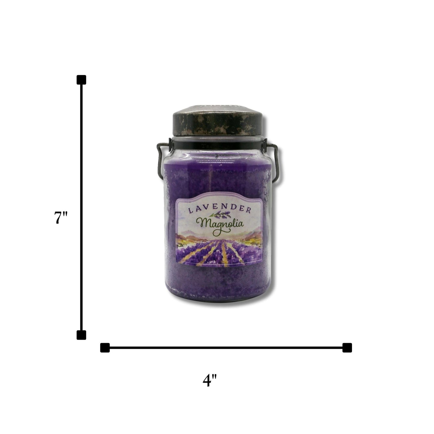 McCall’s Candles | Lavender Magnolia 26 oz – USA-Poured, Vintage Rustic Jar