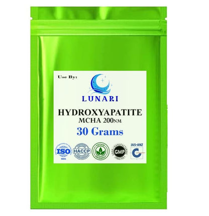 Microcrystalline Hydroxyapatite Powder MCHA – Non-Nano, Fine Powder 30g for DIY Tooth Powder