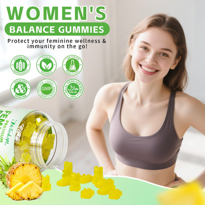 Mchokuu Premium Feminine Balance Gummies - pH Balance & Immune Support, 120 Gummies