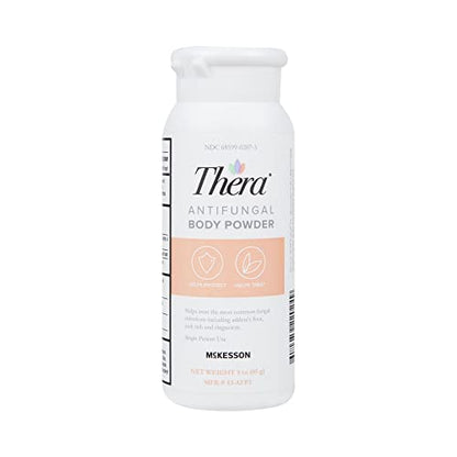 McKesson Thera Antifungal Body Powder 2% - Relief for Athlete's Foot, Jock Itch, Ringworm | 3 oz