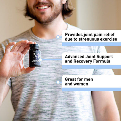 Mdrive Joint Support for Men – UC-II Collagen, Turmeric & Hyaluronic Acid – 30 Count
