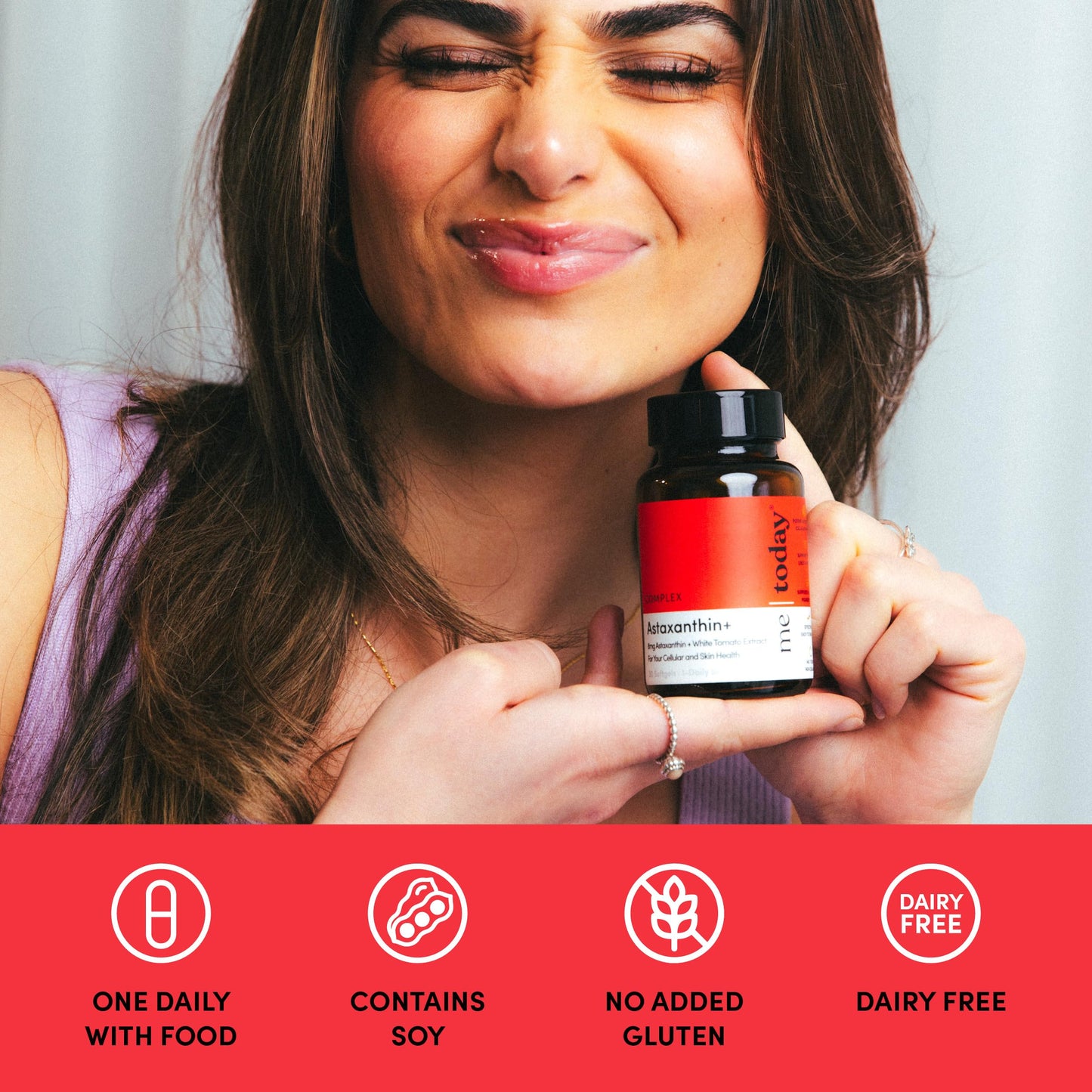 Me Today Complex Astaxanthin+ 8mg Softgels - Antioxidant Skin Health & Cellular Wellness (30 Servings)