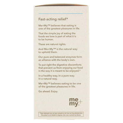 Me + My Gluten Assist Dietary Enzyme Supplement – Fast-Acting Gluten & Carbs Digestive Support