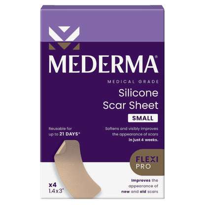 Mederma Medical Grade Silicone Scar Sheets – Breathable, Flexible, 4-Count