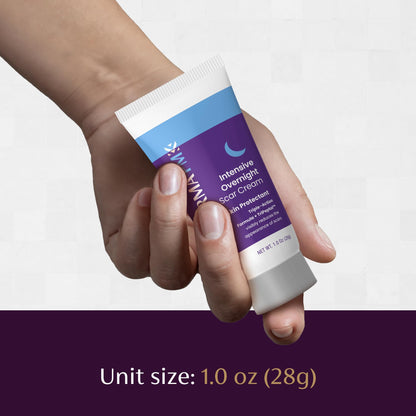 Mederma PM Intensive Overnight Scar Cream – Nighttime Scar Care for Softer, Less Visible Scars (1 oz)