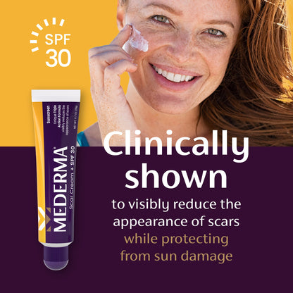 Mederma Scar Cream Plus SPF 30 - Advanced Scar Treatment with Sun Protection (0.7 oz)