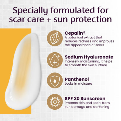 Mederma Scar Cream Plus SPF 30 - Advanced Scar Treatment with Sun Protection (0.7 oz)