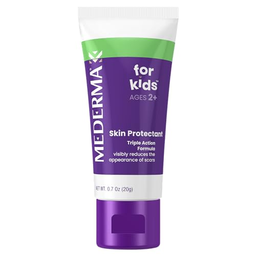 Mederma Scar Gel for Kids — Purple-to-Clear, Grape Scent, 0.70 oz (Ages 2+)