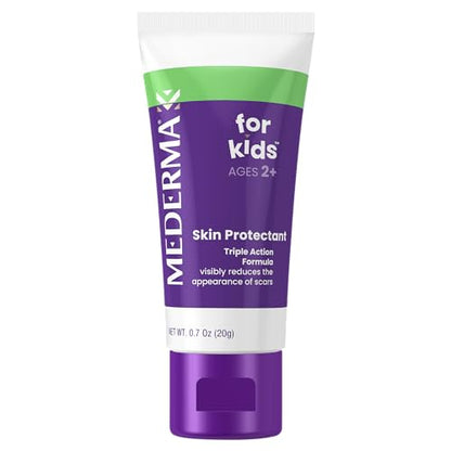 Mederma Scar Gel for Kids — Purple-to-Clear, Grape Scent, 0.70 oz (Ages 2+)