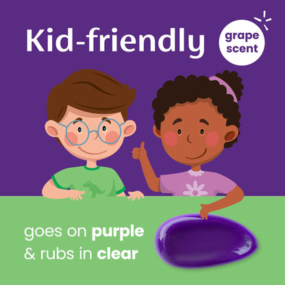 Mederma Scar Gel for Kids — Purple-to-Clear, Grape Scent, 0.70 oz (Ages 2+)