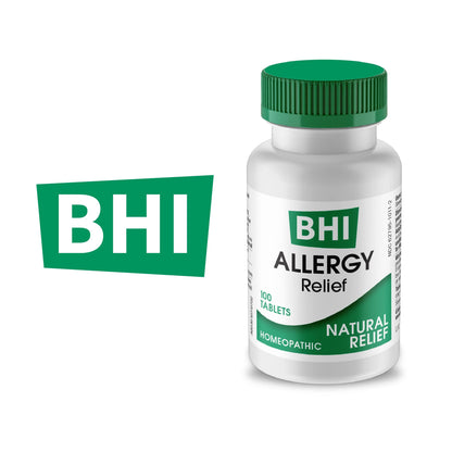 MediNatura BHI Allergy Relief – Natural Multi-Symptom, Non-Drowsy (100 Tablets)