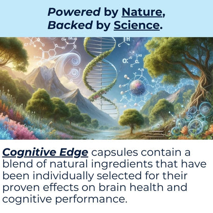 Medical Miracles Cognitive Edge Brain Support - 60 Capsules (30 Day Supply) USA Made