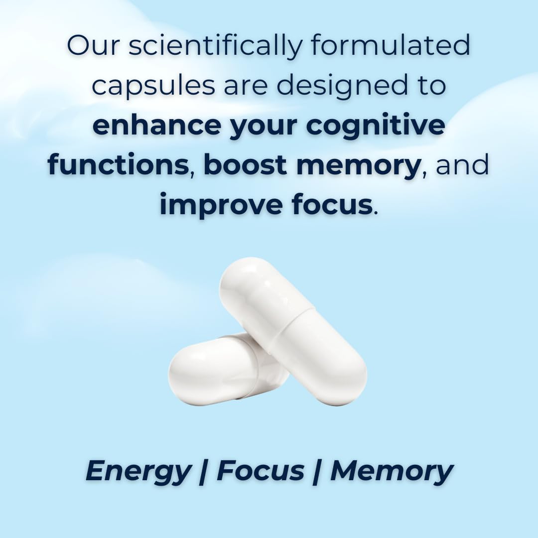 Medical Miracles Cognitive Edge Brain Support - 60 Capsules (30 Day Supply) USA Made