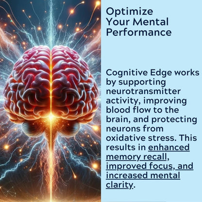 Medical Miracles Cognitive Edge Brain Support - 60 Capsules (30 Day Supply) USA Made