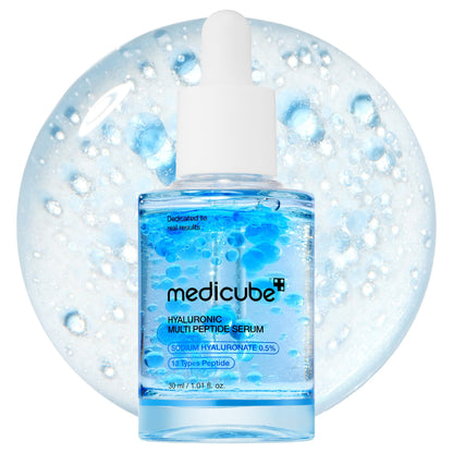 Medicube Hyaluronic Multi Peptide PDRN Serum – Lightweight Hydration & Glow (30ml) British Harmonia | Natural Makeup & Fragrance by British Harmonia UK