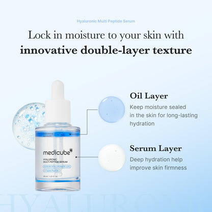 Medicube Hyaluronic Multi Peptide PDRN Serum – Lightweight Hydration & Glow (30ml) British Harmonia | Natural Makeup & Fragrance by British Harmonia UK