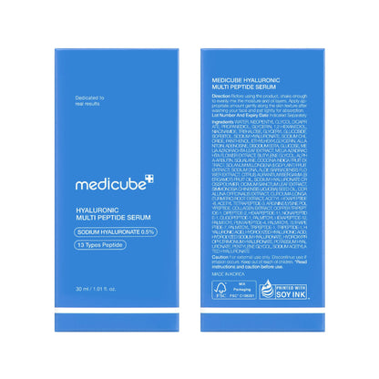 Medicube Hyaluronic Multi Peptide PDRN Serum – Lightweight Hydration & Glow (30ml) British Harmonia | Natural Makeup & Fragrance by British Harmonia UK