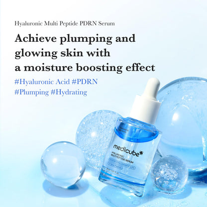 Medicube Hyaluronic Multi Peptide PDRN Serum – Lightweight Hydration & Glow (30ml) British Harmonia | Natural Makeup & Fragrance by British Harmonia UK