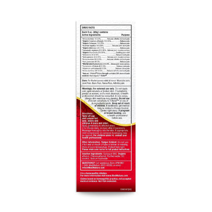 MediNatura T-Relief Extra Strength Arnica Gel – 12 Natural Actives for Back, Joints & Muscles (3 oz)