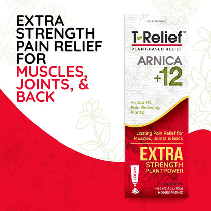 MediNatura T-Relief Extra Strength Arnica Cream | 3 oz (2 Pack)