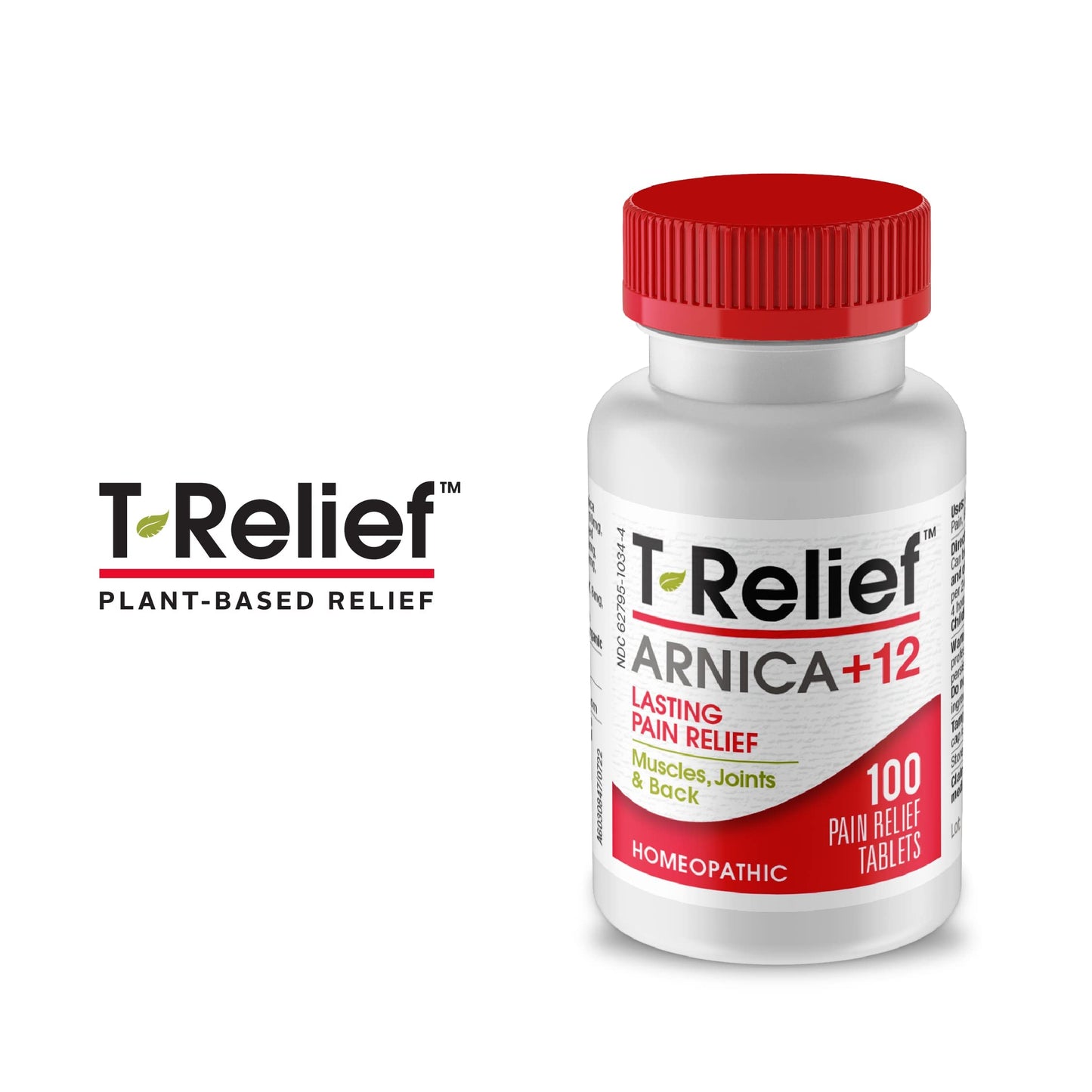 MediNatura T-Relief Arnica +12 Natural Relieving Actives - 3 Pack, 100 Tablets