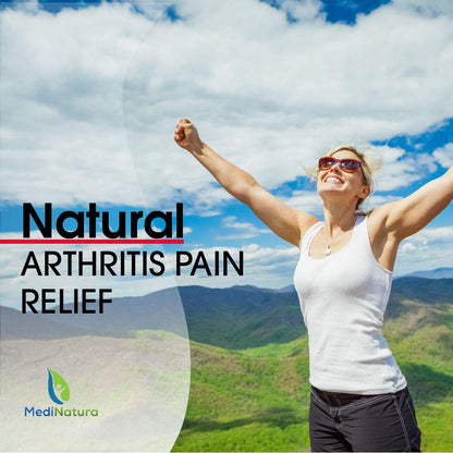 MediNatura T-Relief Extra Strength Arthritis Pain Reliever — Arnica +12 Natural Medicines | 300 Tablets (Pack of 3)
