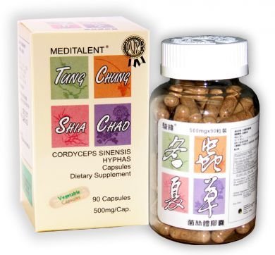 Meditalent Cordyceps Sinensis Hyphas Mycelium 500mg – 90 Capsules