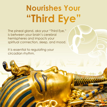 Nutraville Ultra-Pure 24K Monoatomic Gold Ormus – Pharaoh's Nectar XT | Third Eye Activation & Pineal Support