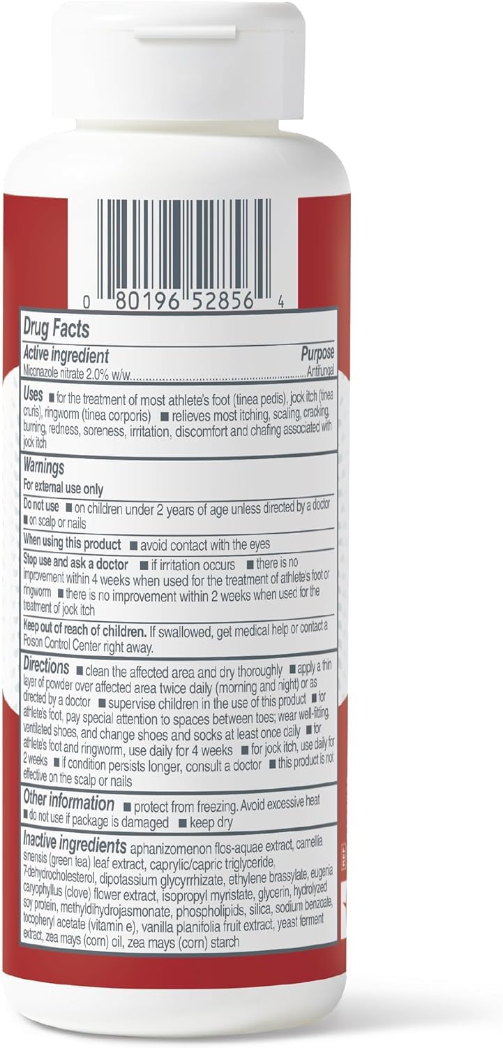 Medline Remedy Phytoplex Antifungal Powder with Miconazole Nitrate - Lightly Scented, 3 oz