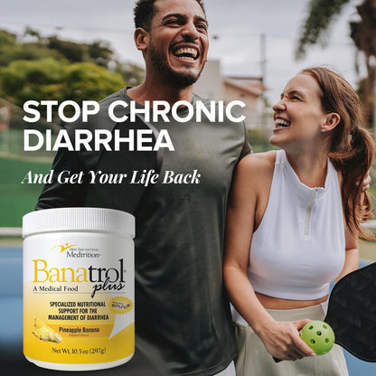 Medtrition Banatrol Natural Anti-Diarrheal with Prebiotics – Pineapple, 28 Servings