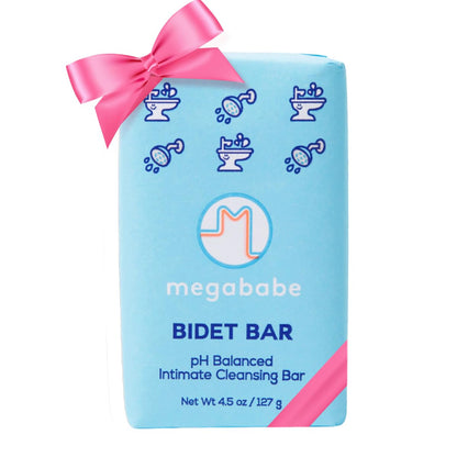 Megababe Bidet Bar | pH-Balanced Intimate Cleansing Bar (4.5 oz) | Stocking Stuffer Gift